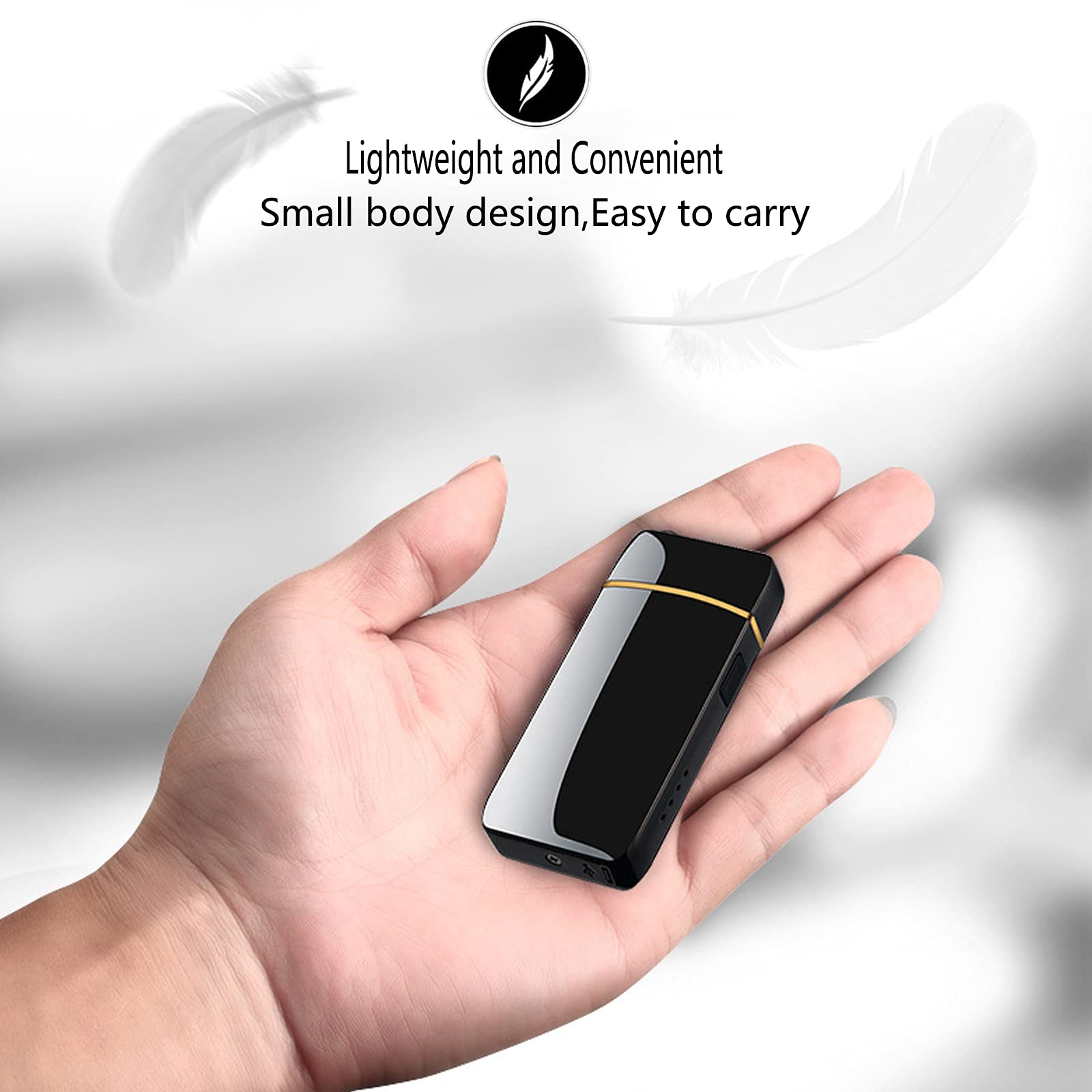 USB Rechargeable Arc Lighter - Windproof Flameless Plasma Lighter for Fire, BBQs, Camping & Candles | Smart Electric Lighter for Indoor & Outdoor Use | Perfect for Fireworks, Candle Lighting & Backyard Grilling (T3-Love)