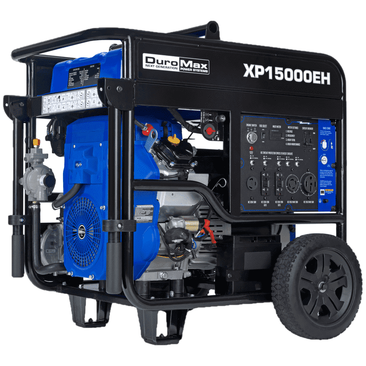 DuroMax XP15000EH 15000W Dual Fuel Portable Generator with Electric Start - Ideal for Home Backup Power, Camping & Emergency Use