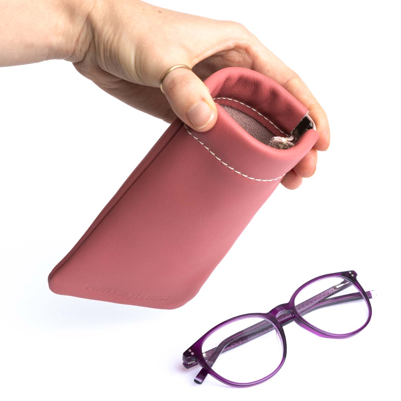 Durable Soft Silicone Eyeglass Case - Lightweight & Compact Glasses Holder for Travel, Home, and Office Use