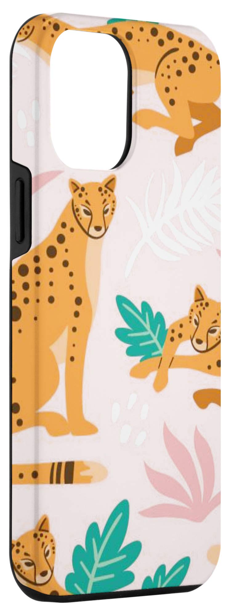 iPhone 12 Pro Max Case - Premium Leopard Print in Millennial Pink | Trendy Protective Cover for Women | Perfect Gift for Summer, Beach & Tropical Vacations