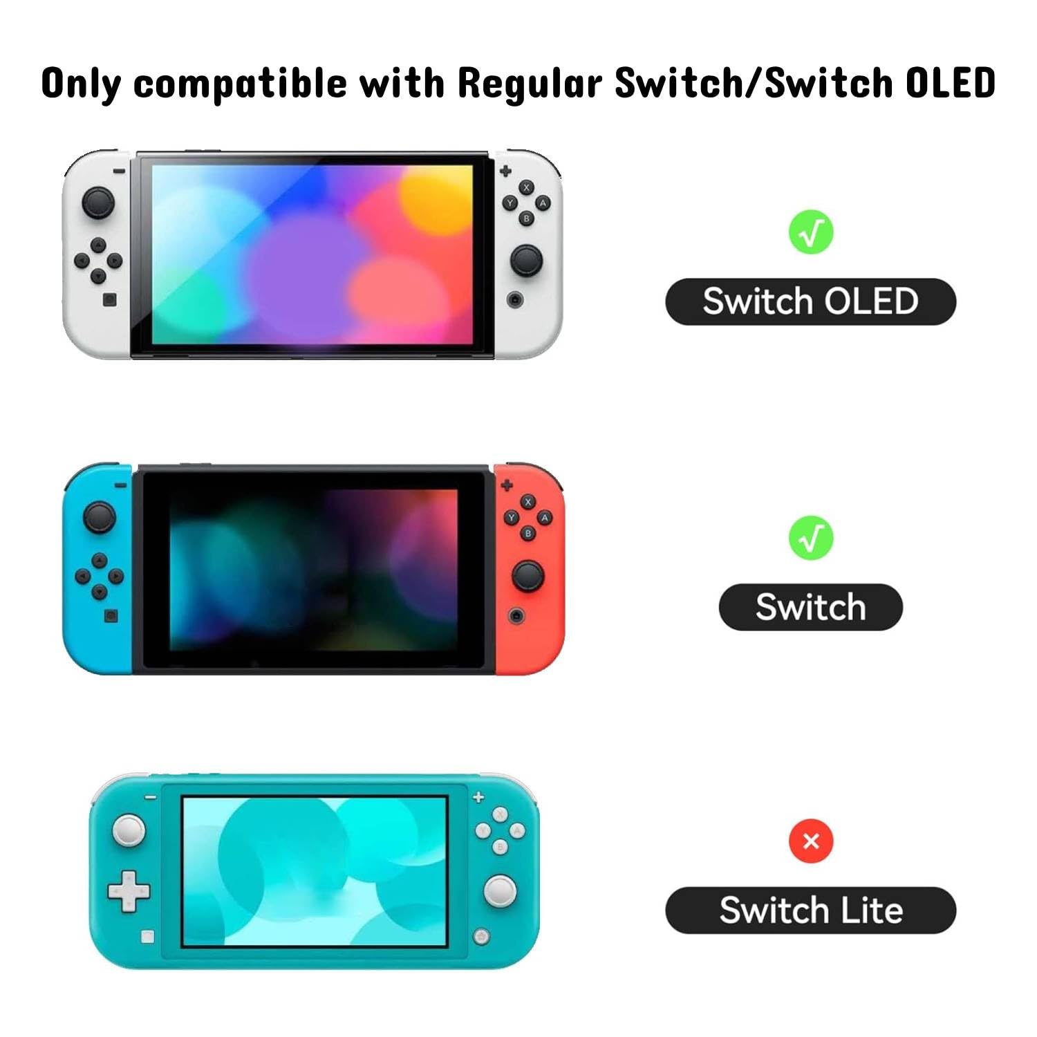 GeekShare Silicone ABXY Button Stickers, Cross D-Pad Keycaps Set, Cat Paw Joystick Cover - Compatible with Nintendo Switch/OLED Joy-Con - Pink & Blue - Gaming Accessories for Enhanced Comfort & Style