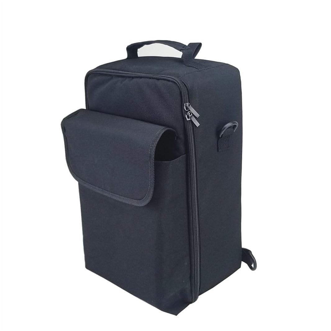 Portable Travel Case for PS5 Slim - Lightweight Carry Bag, Sling Backpack & Console Accessories Storage - Perfect for Gaming, Travel & Outdoor Use (Without Logo)