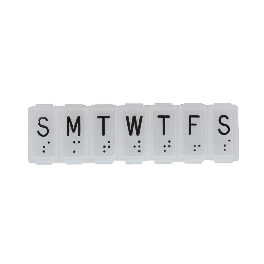 Apex 7-Day Pill Organizer - Medium Weekly Medication Dispenser (3-Pack) - Perfect for Travel, Home & Daily Vitamin Organization