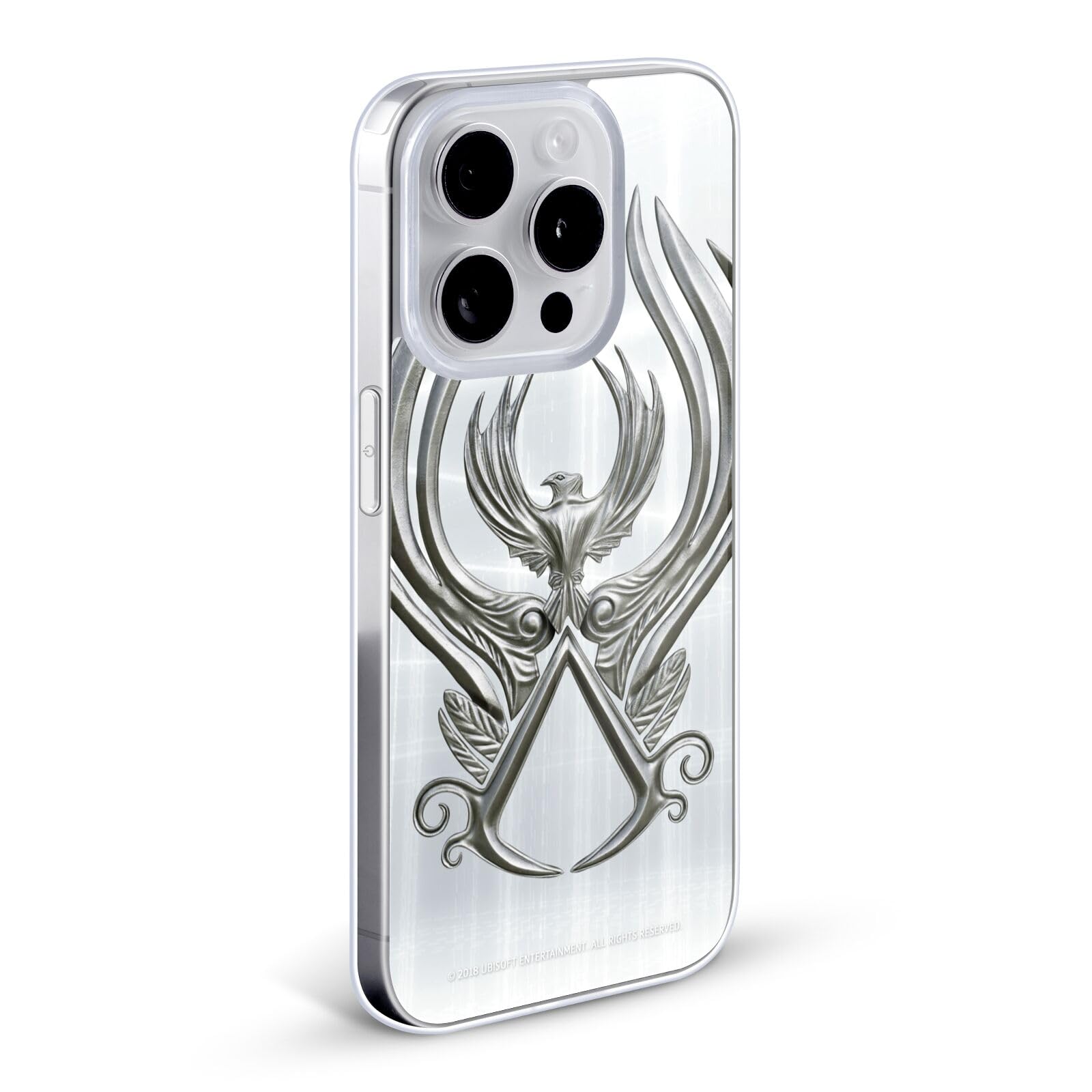 Head Case Designs Assassin's Creed Brotherhood Logo iPhone 12 Pro Case - Officially Licensed Soft Gel Cover for Apple iPhone 12 / 12 Pro - Perfect for Gaming Fans & Daily Protection