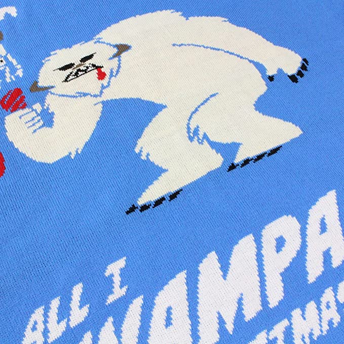 Star Wars Wampa Ugly Christmas Sweater - Small Size | Holiday Party Costume & Gift for Fans | Perfect for Cosplay, Xmas Celebrations & Themed Events