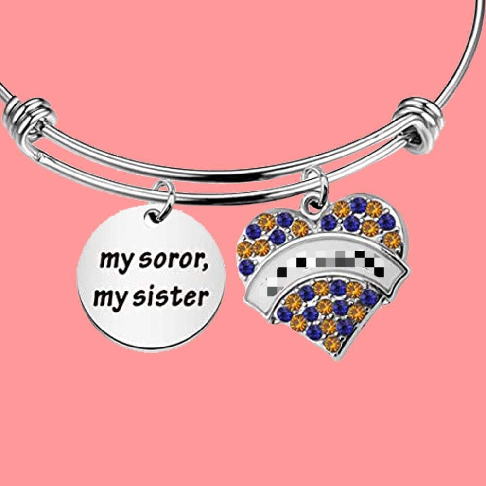 BAUNA Sorority Bracelet - Elegant Charm Bracelet Jewelry for Sisters, 1922 Sorority Gift - Perfect for Sisterhood Events, Graduation Gifts & Greek Life Accessories