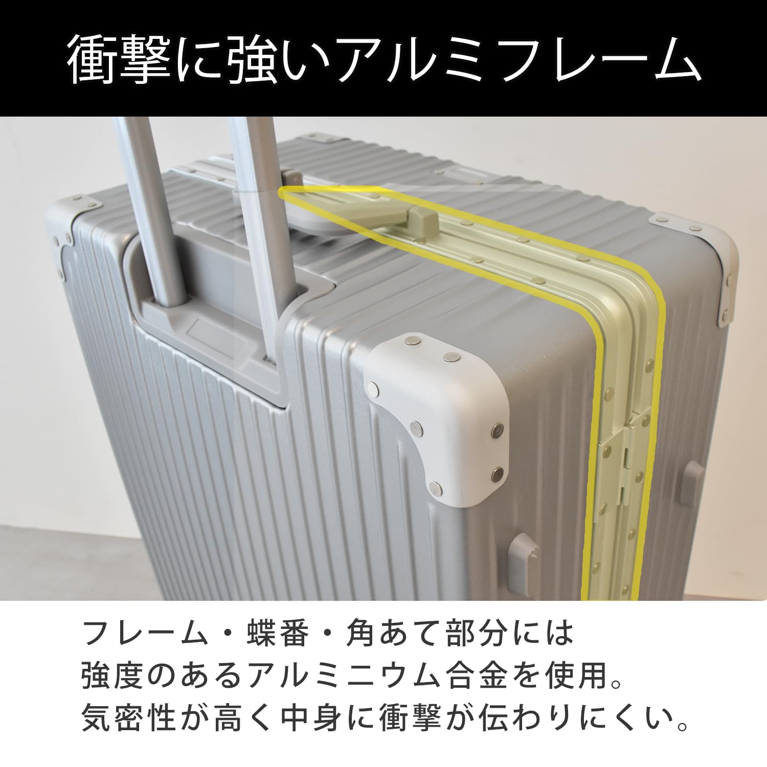 Durable Frame Hardside Spinner Luggage Suitcase - 6 Colors & 5 Sizes (Large, Green) for Travel, Business Trips & Vacations [71-22029-60]
