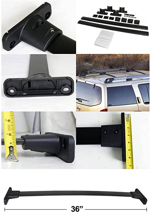 2005-2012 Nissan Pathfinder Roof Rack Cross Bars - Heavy Duty Aluminum Alloy Roof Rails for Cargo Carrier, Kayak, Bike & Ski Rack - Perfect for Outdoor Adventures & Road Trips