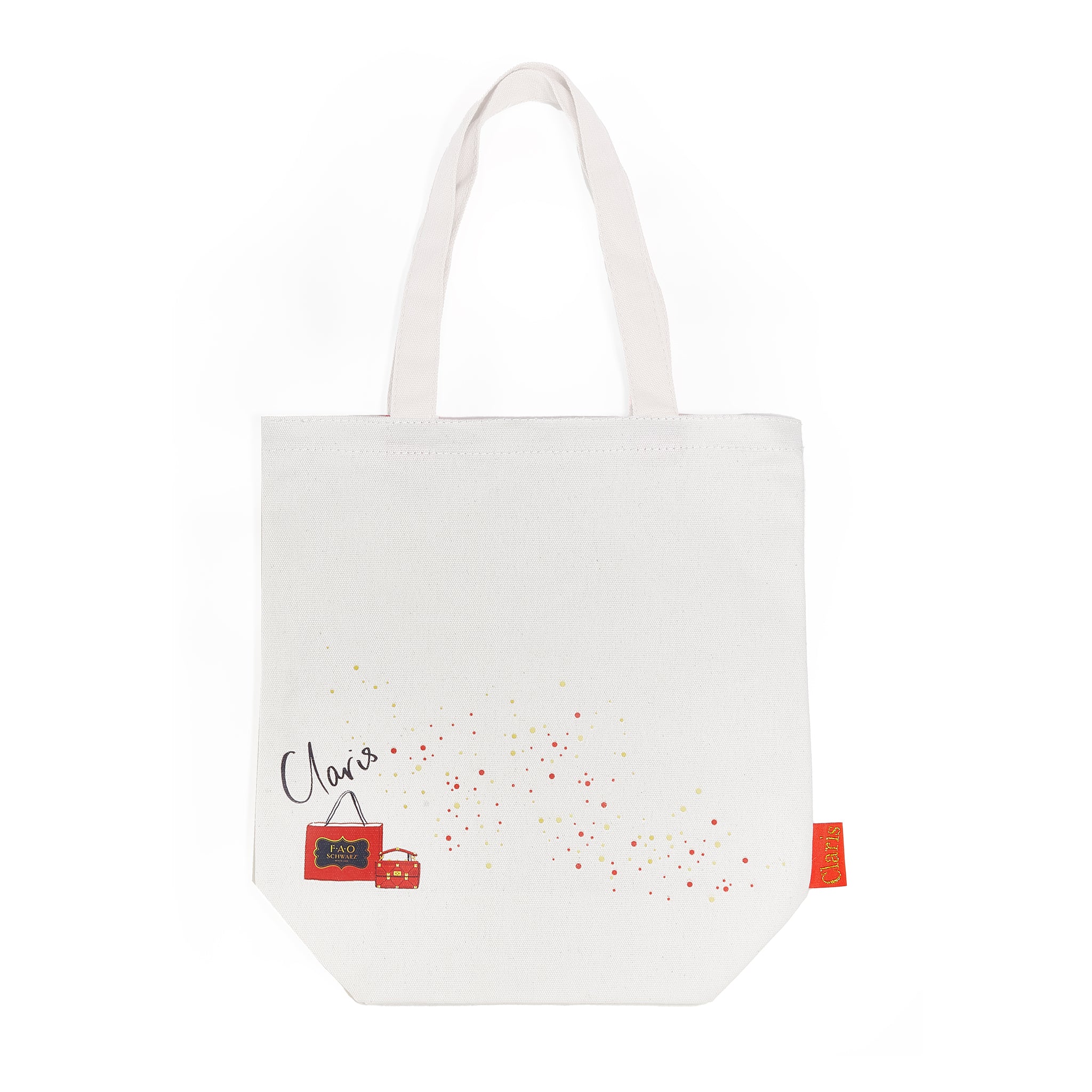 FAO Schwarz Claris The Mouse Magnificent Mess Book Bag - Cute Kids Backpack for School, Travel & Storybook Adventures