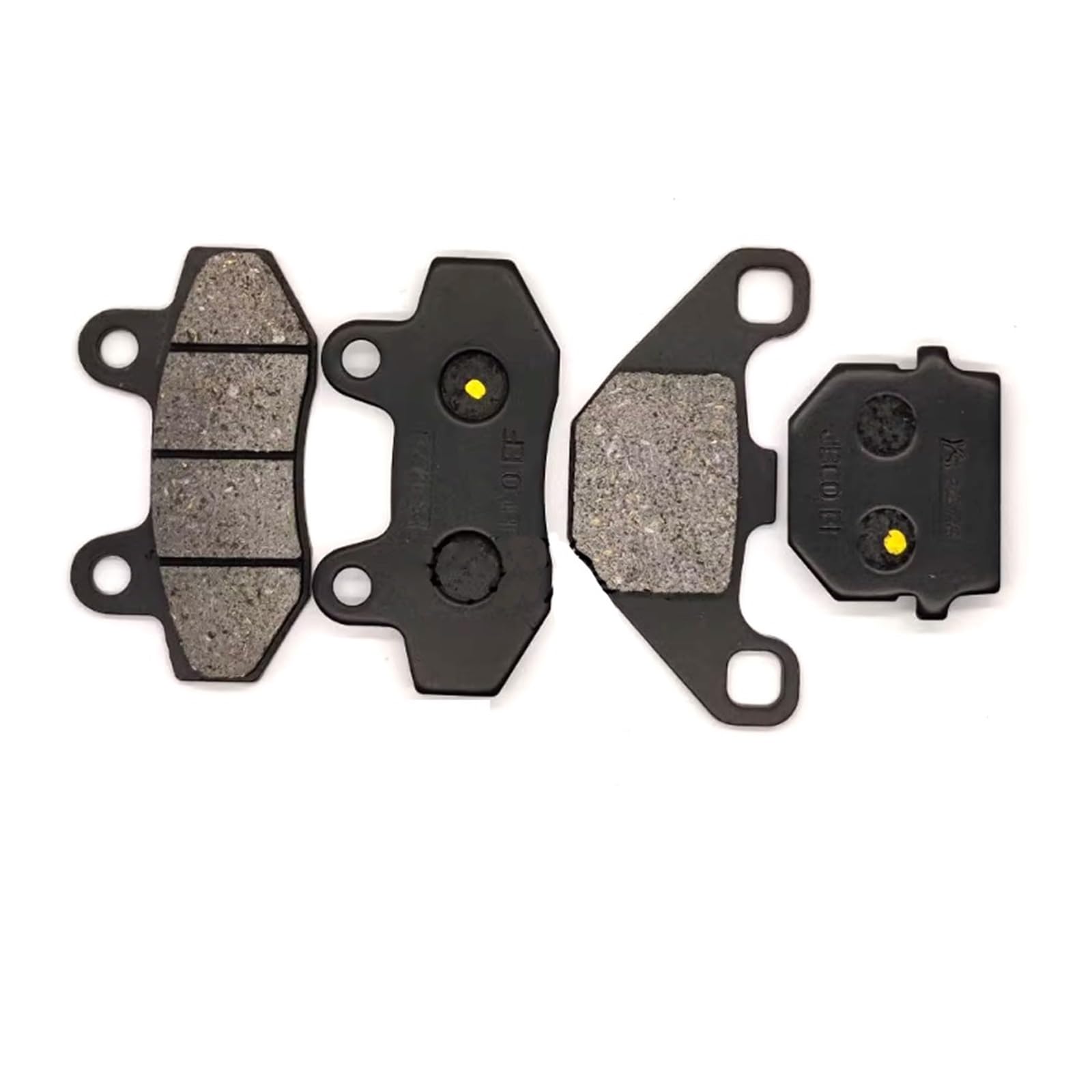 High-Performance Motorcycle Brake Pads - Front & Rear Disc Brake Pads Set for FB, Mondial, HPS & 125cc Bikes | Durable Friction Material for Safe Riding in City Commutes & Mountain Roads