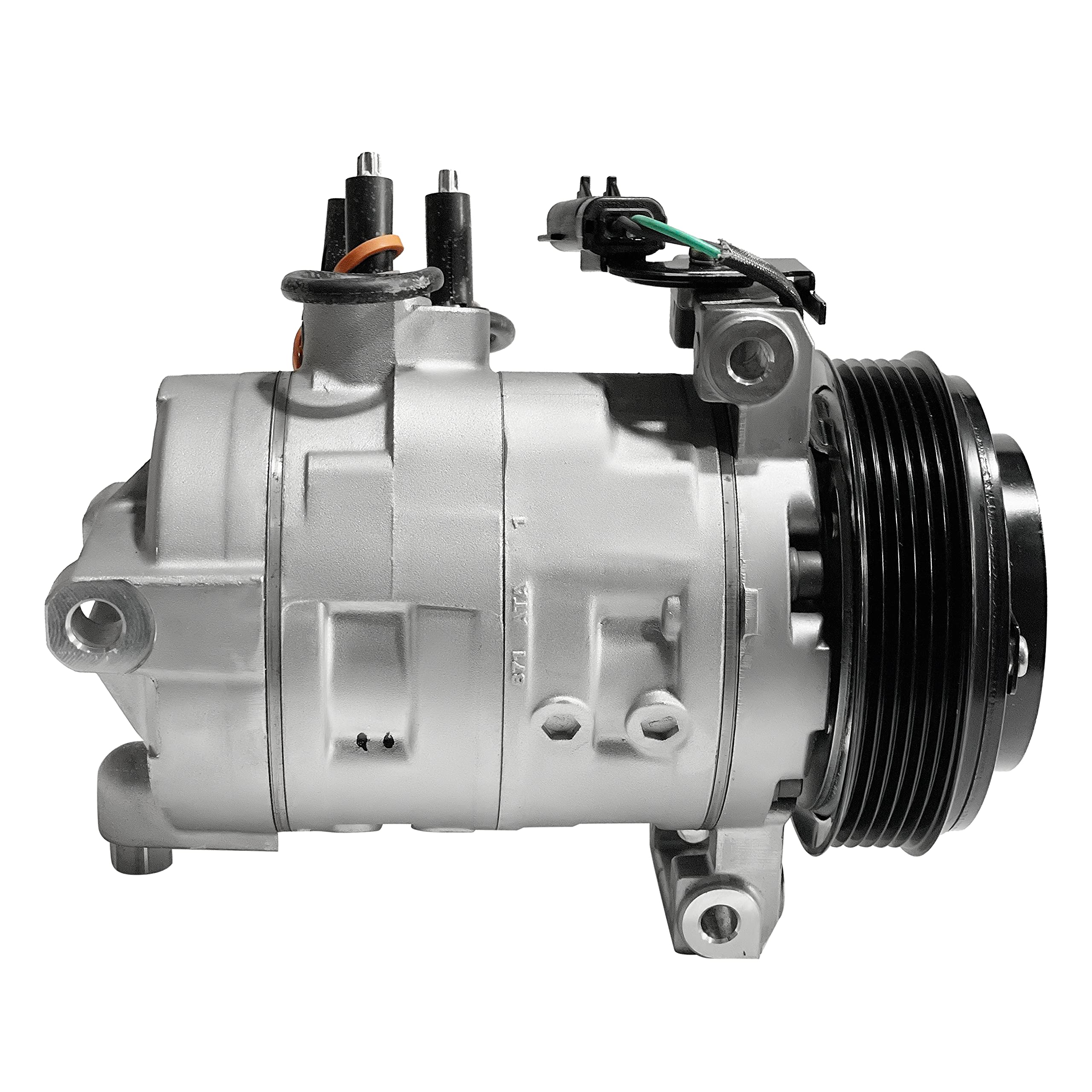 RYC New AC Compressor and A/C Clutch IH484-01 - Compatible with Jeep Wrangler 3.8L (2007-2011 Models) | High-Performance Cooling System Replacement for Summer Driving & Off-Road Adventures