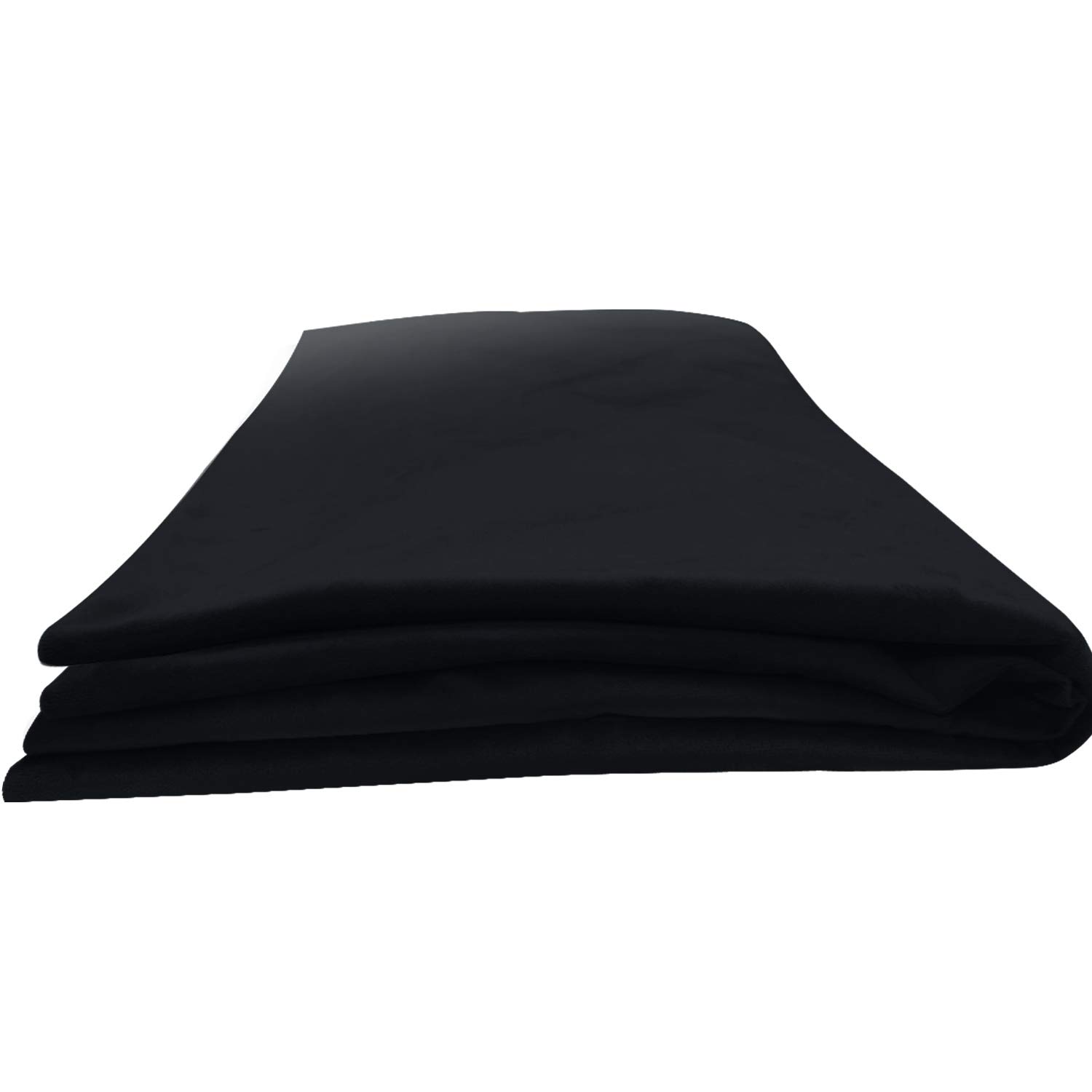 WOWMAX Velvet Wedge Pillow Cover - Soft Twin Size for Reading, Bolster, Headboard & Backrest - Black (Perfect for Bed, Sofa & Office Use)