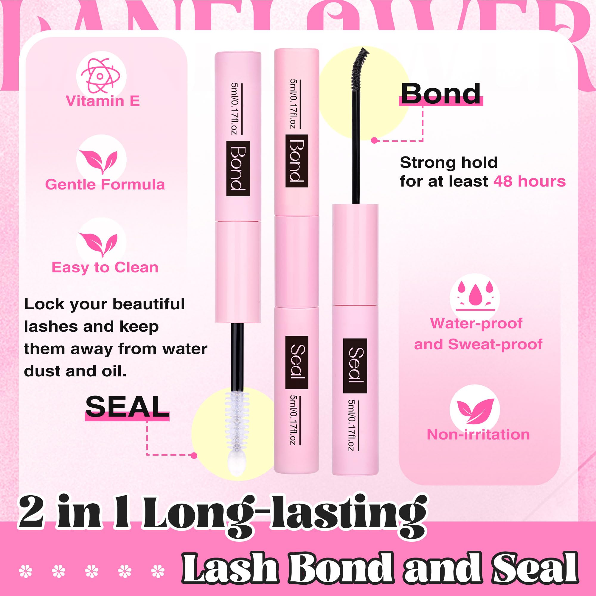 Lanflower Lash Clusters Kit with Bottom Lashes - 120D Thick Volume Waterproof Eyelash Extensions | D Curl Fluffy Individual Lashes 10-18mm | Perfect for Daily Wear, Special Occasions & Professional Makeup