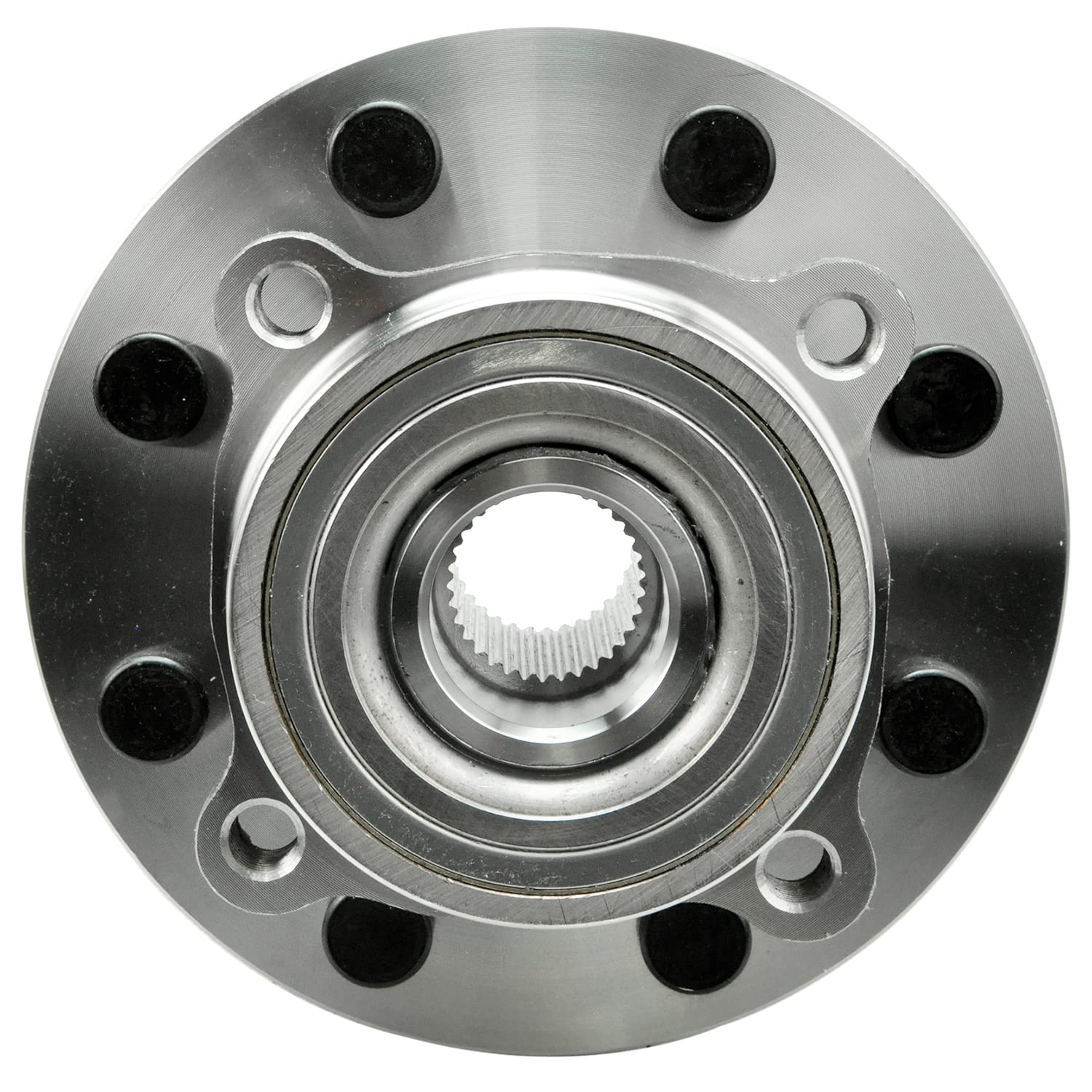 Detroit Axle - 4WD Front Wheel Bearing Hub Assembly for 2000-2001 Dodge Ram 2500 (2-Wheel ABS) - Replacement Wheel Bearing & Hub - Perfect for Off-Roading, Towing & Heavy-Duty Truck Maintenance