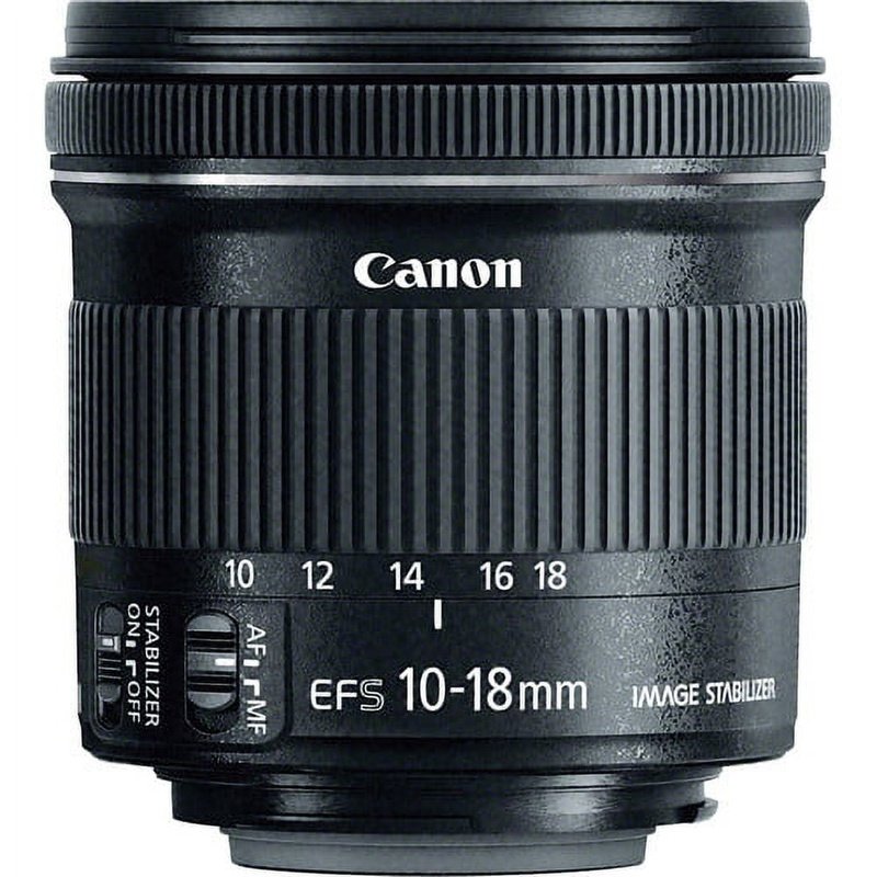 Canon EF-S 10-18mm f/4.5-5.6 IS STM Ultra Wide Angle Zoom Lens for DSLR Cameras - Perfect for Landscape, Architecture & Interior Photography