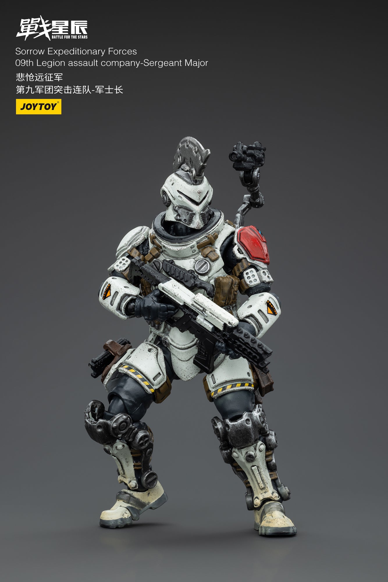 JOYTOY 1/18 Scale 3.75-inch Battle for the Stars Action Figure - Sorrow Expeditionary Forces 09th Legion Assault Company Collectible Toy | Perfect for Display, Gifts, and Sci-Fi Battles