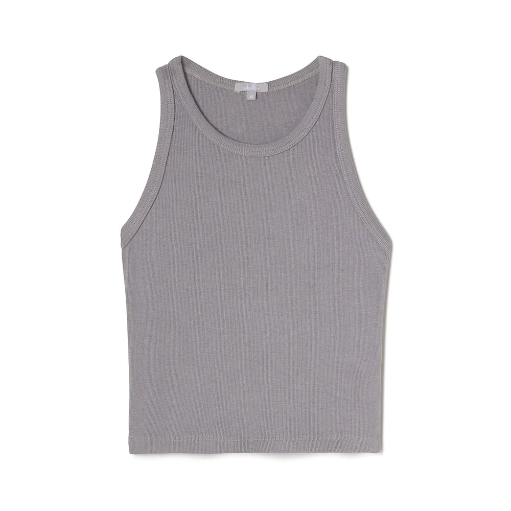 PJ Harlow Kyle Crop Tank Top for Women - Trendy Summer Workout & Casual Wear - Perfect for Yoga, Gym, and Street Style Fashion