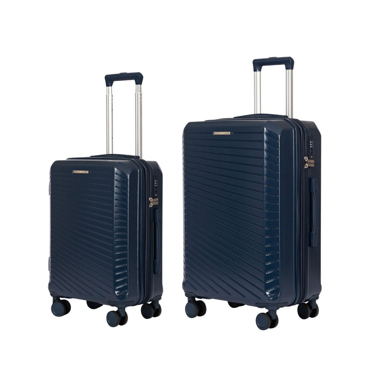 Explorer Passport Anti-Theft Expandable 2-Piece Luggage Set (Carry-On & Medium Checked Bag) - Perfect for International Travel & Business Trips