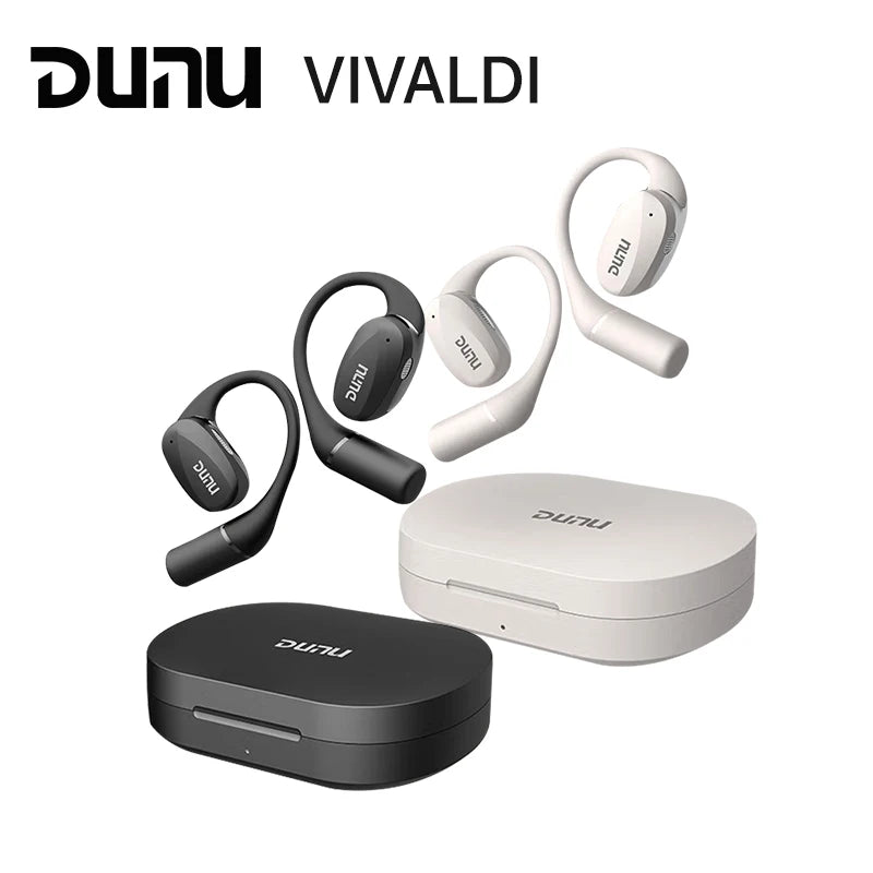 DUNU VIVALDI Open Ear Wireless Bluetooth 5.3 Earphones - Comfortable Lightweight Headphones for Running, Cycling & Workouts - Sweatproof Sports Earbuds with Clear Calls & Long Battery Life