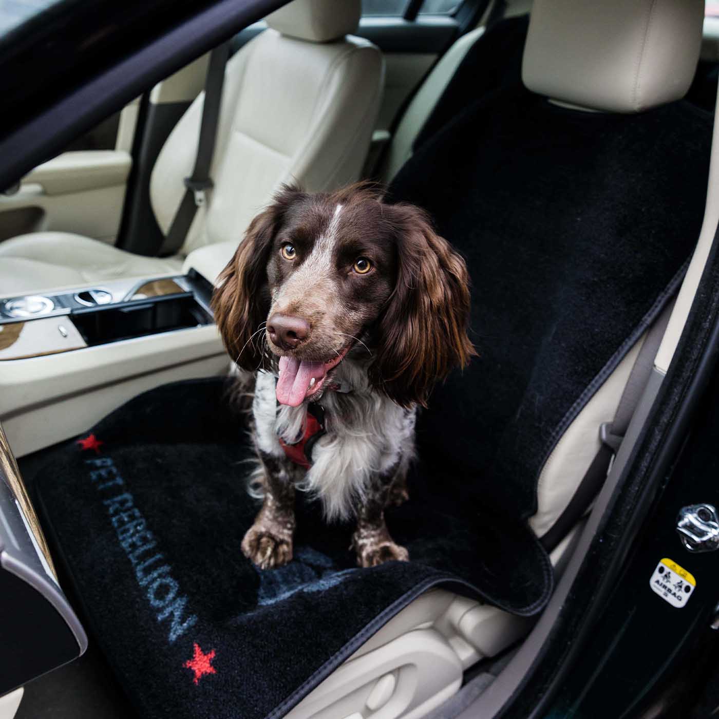 Pet Rebellion Car Seat Cover - Non-Slip, Waterproof, and Durable Dog Car Mat for Cars, SUVs, and Trucks - Perfect for Travel, Road Trips, and Daily Commutes