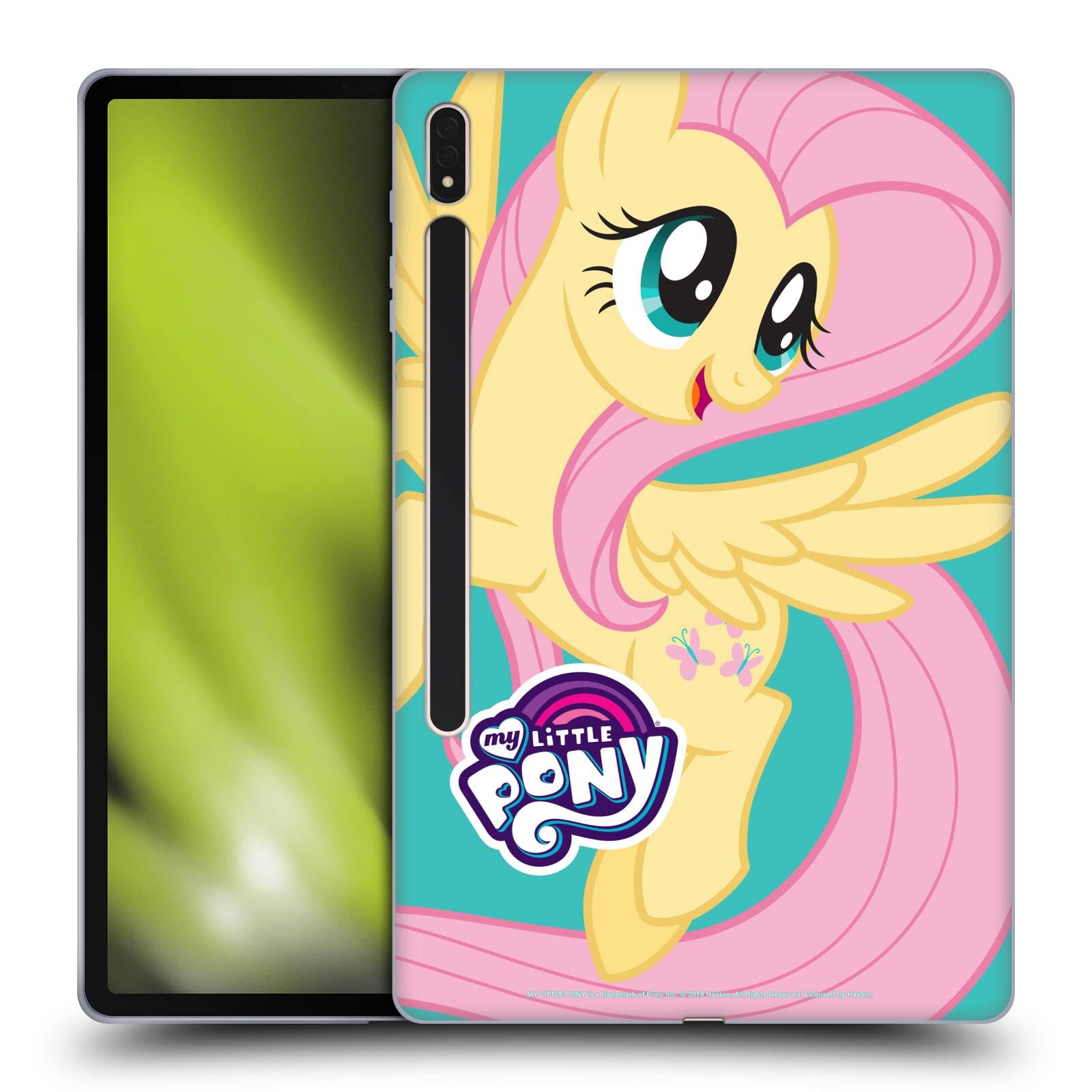 Officially Licensed My Little Pony Fluttershy Soft Gel Case for Samsung Galaxy Tab S8 Plus - Cute Protective Cover for Kids & Fans - Perfect for School, Travel & Everyday Use