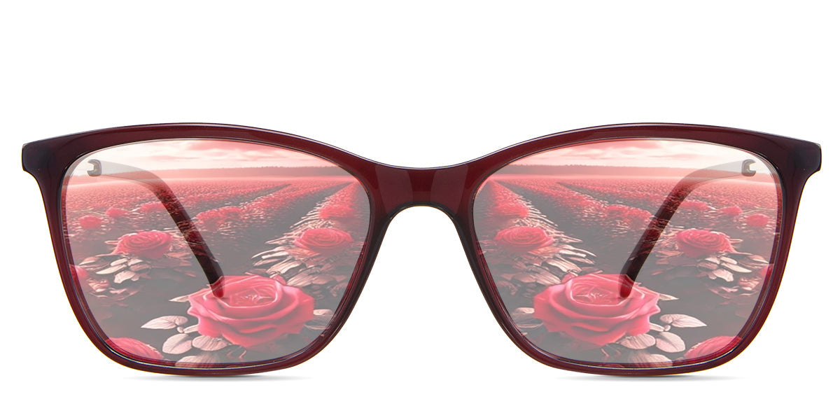Elle Women's Prescription Tinted Glasses - Stylish & UV Protection for Everyday Wear, Reading, and Outdoor Activities