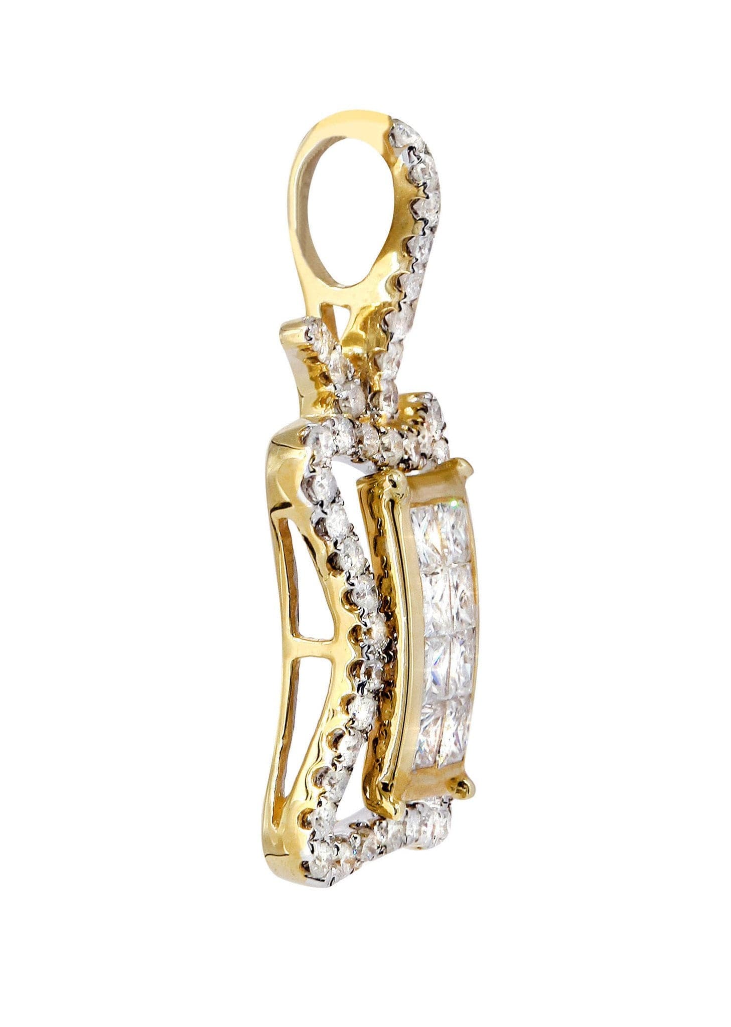 0.76 Carat Diamond Butterfly Pendant Necklace - 1.72 Grams 14K White Gold Elegant Jewelry Gift for Women - Perfect for Anniversaries, Birthdays & Special Occasions