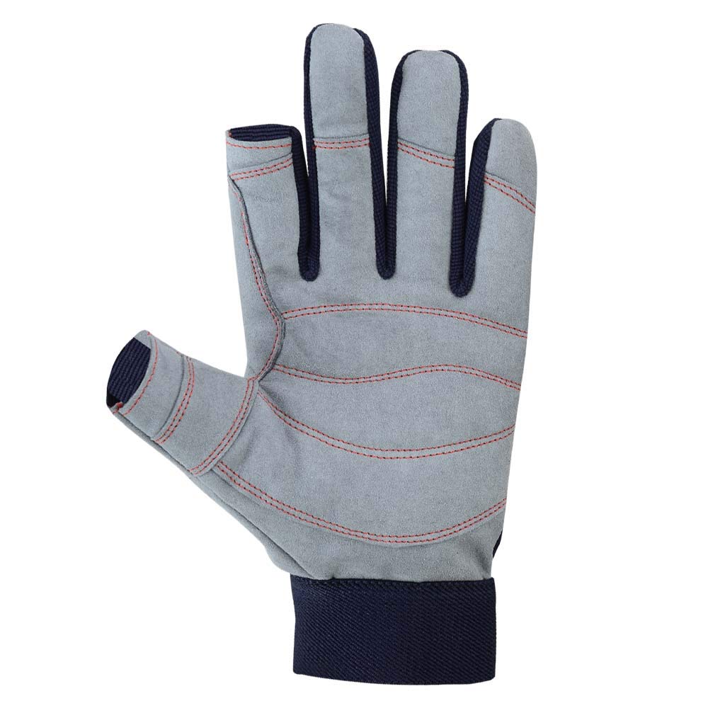 MRX Boxing & Fitness Men's Sailing Gloves - Deckhand Grip Gloves with Finger Cut, Breathable & Non-Slip for Boating, Fishing, Rowing, and Outdoor Activities (Multiple Colors Available)