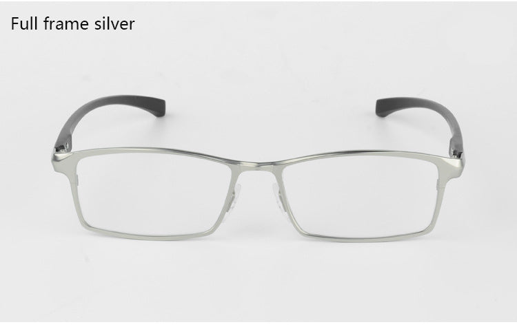 Bclear Men's Titanium Alloy Eyeglasses - Lightweight Flexible Frames with IP Electroplating, Full Rim & Half Rim Options for Work, Reading & Daily Wear