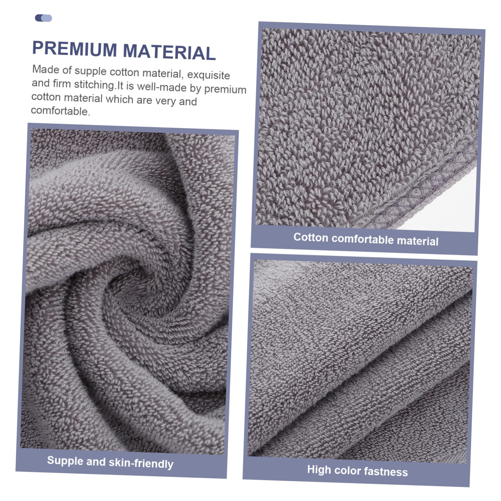Premium Cotton Bath Towels Set - Soft & Absorbent Hemoton Household Towels for Bathroom, Gym, Kitchen & Face | Couples, Kids & Cleaning Use | Eco-Friendly Woven Cotton Washcloths & Round Basket