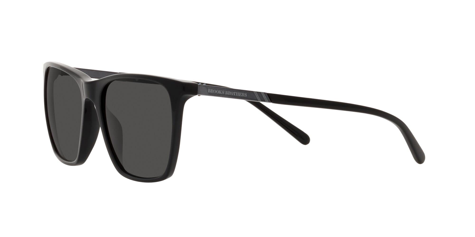 Brooks Brothers BB5045 Men's Square Sunglasses - UV Protection, Polarized Lenses for Driving, Outdoor & Fashion Use