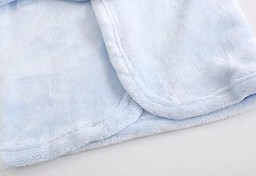 JUNG KOOK Toddler Baby Boys Girls Cartoon Bathrobe - Soft Flannel Robe for Winter & Nightwear - Cozy Kids Pajamas for Bath Time, Bedtime & Lounging