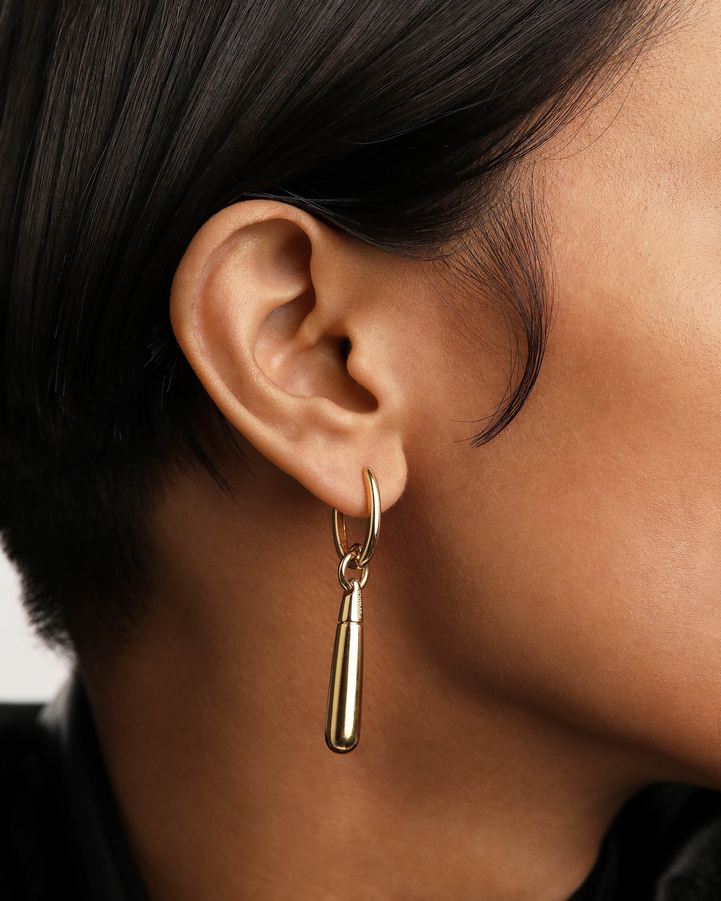 Large Jupiter Single Hoop Earrings for Women - Fashion Gold/Silver Dangle Hoops - Perfect for Parties, Dating & Everyday Wear
