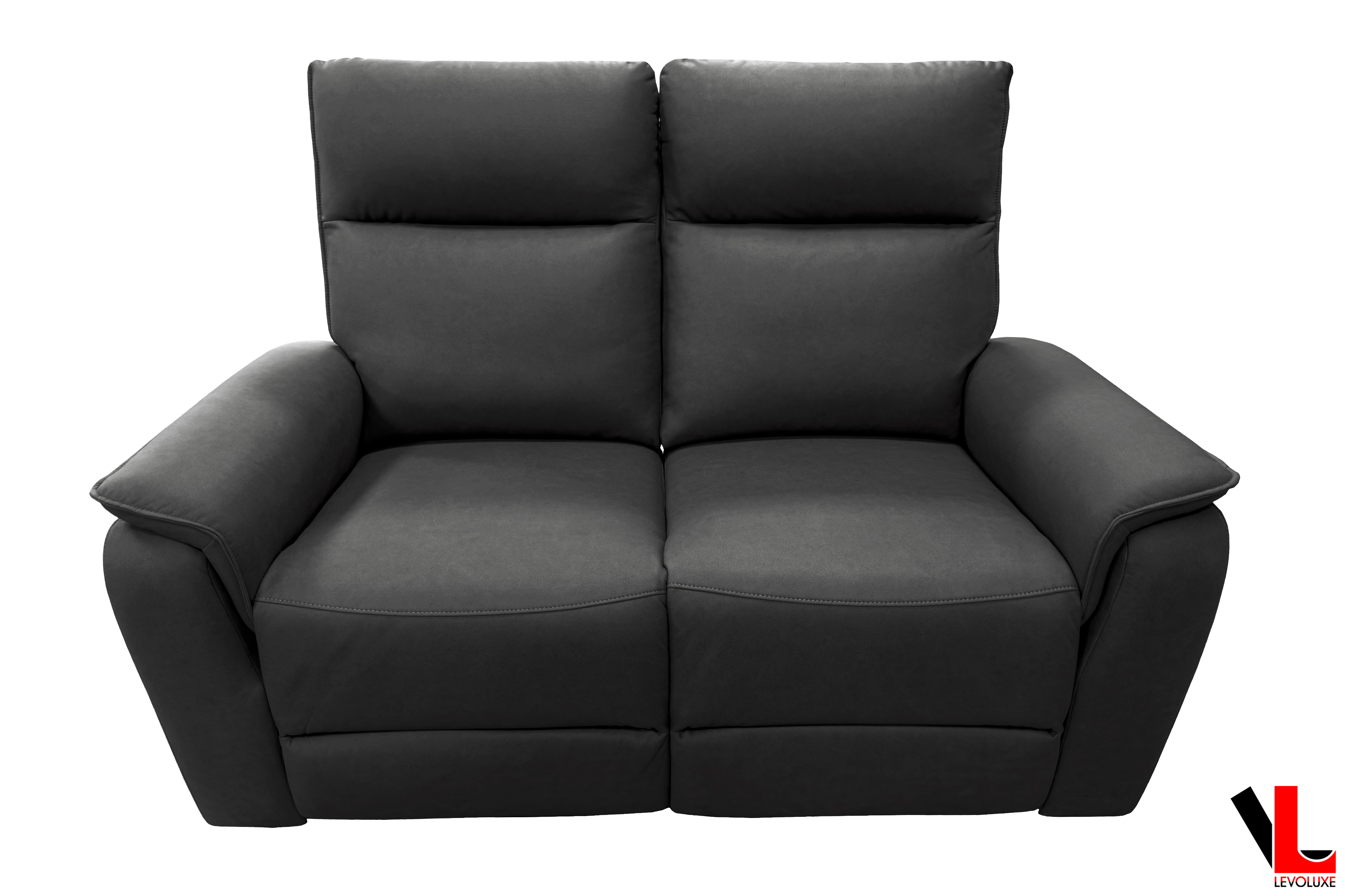 Sereno 3-Piece Reclining Sofa Set with Loveseat and Rocking Chair in Jaxxon Smoke - Modern Living Room Furniture for Home Theater, Family Gatherings & Relaxation
