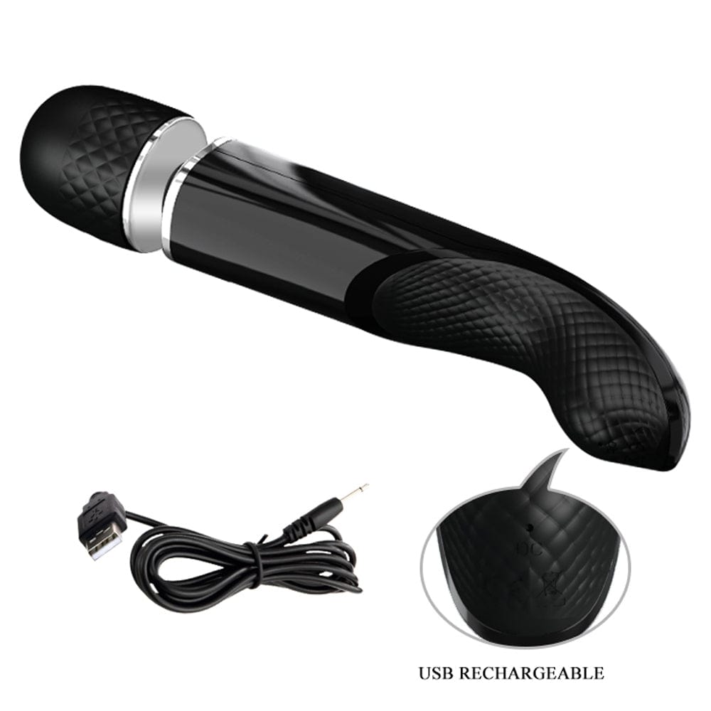 Pretty Love Charming Massager - Black | Relaxing Personal Massager for Stress Relief & Muscle Relaxation | Perfect for Home, Spa & Self-Care Routines