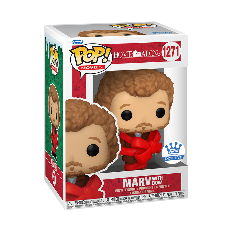 Home Alone Marv with Bow #1271 - Collectible Movie Figure for Fans, Christmas Decor, Gift Idea for Film Lovers