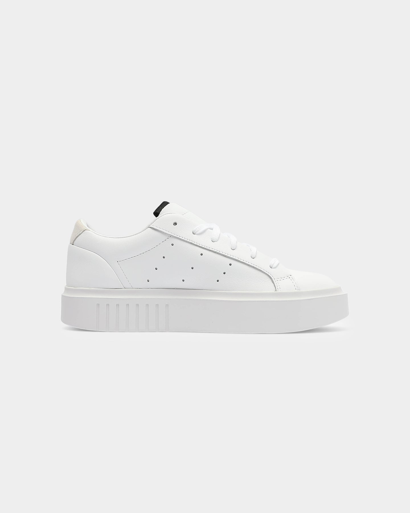 Adidas Women's Sleek Super White/White/Black Running Shoes - Lightweight Comfort for Jogging, Gym & Casual Wear