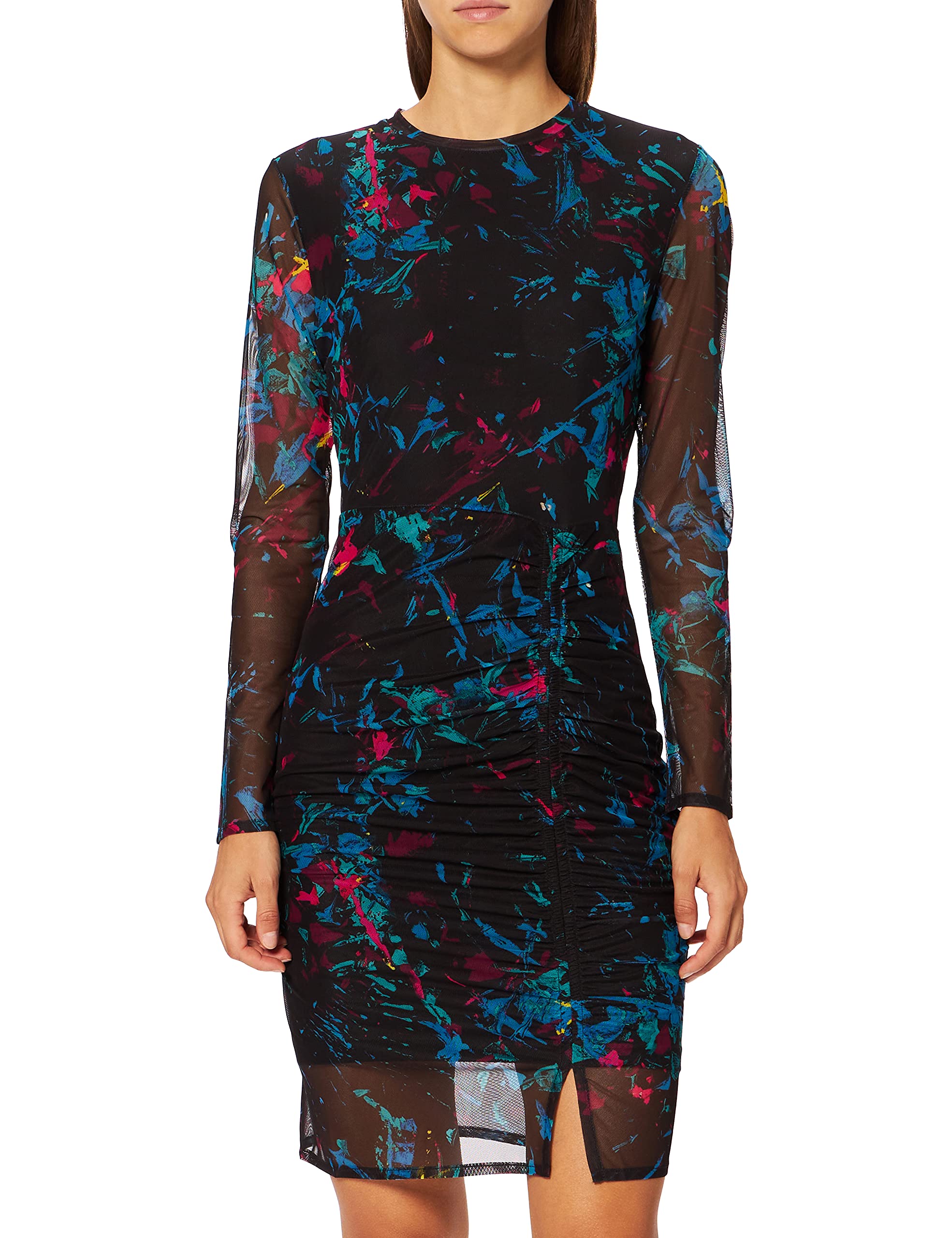 Desigual Women's Long Sleeve Knit Dress - Elegant Casual & Office Wear for Fall/Winter Fashion