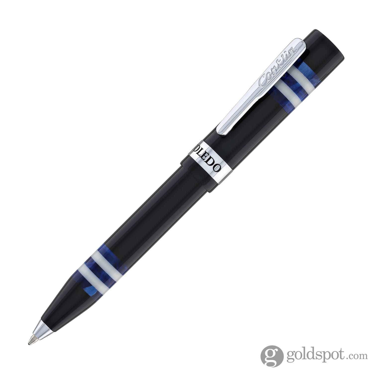 Conklin Toledo Blue Ballpoint Pen - Premium Writing Instrument for Office, Business, and Everyday Use