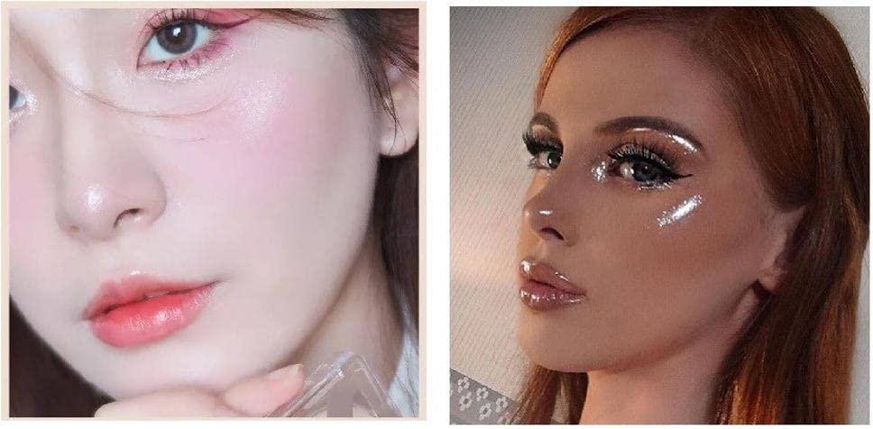 White Loose Glitter Eyeshadow - Shimmer Powder for Face & Body Makeup | Perfect for Festival, Party & Night Out Looks