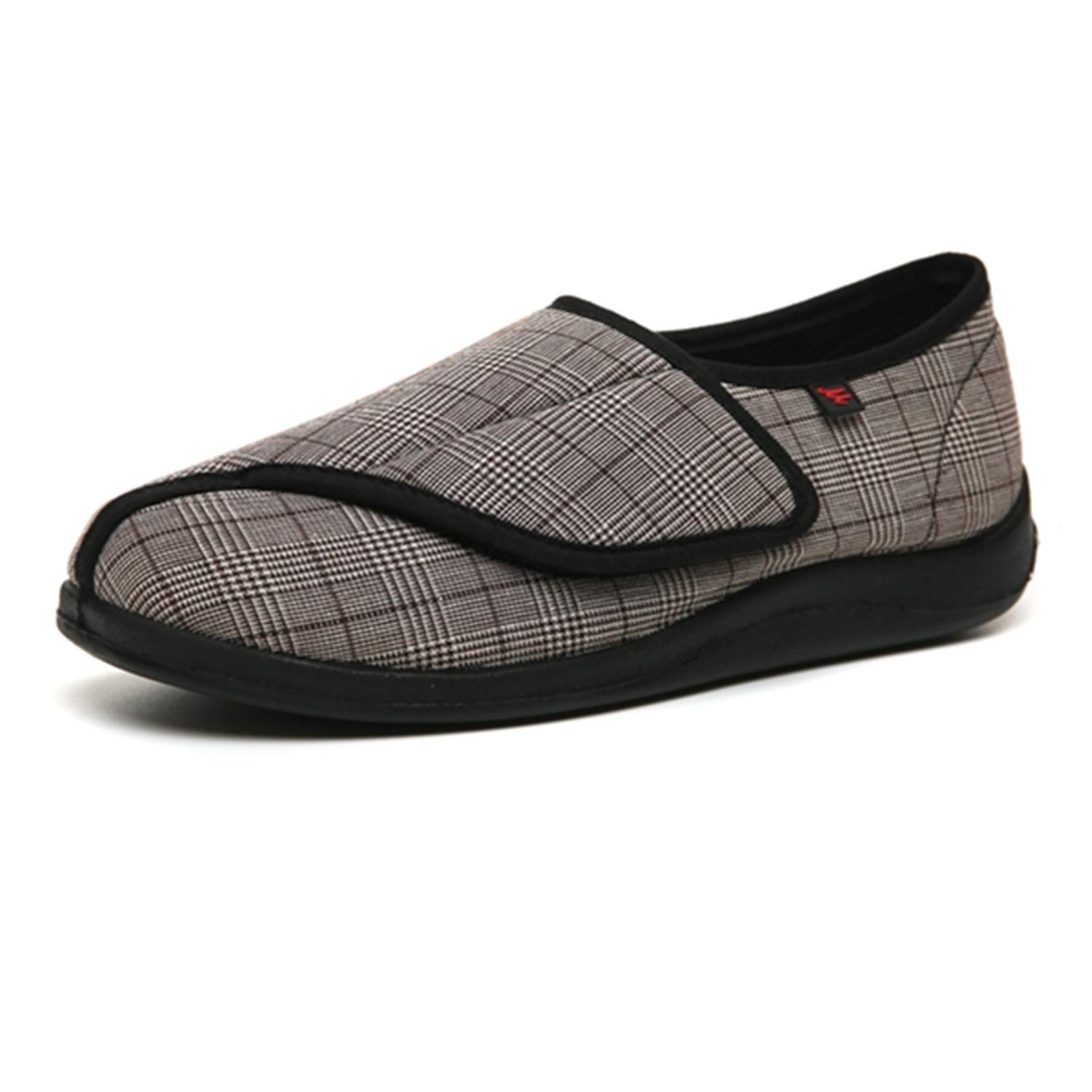 **Men's Extra Wide Non-Slip Slippers - Diabetic & Arthritis Comfort Shoes for Walking - Indoor & Outdoor Footwear for Edema Relief - Perfect for Home, Hospital & Daily Use**