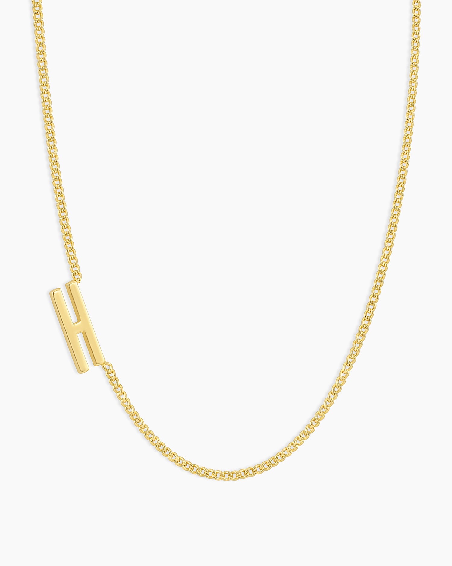 Wilder Alphabet Necklace - Personalized Initial Pendant for Women - Trendy Gold Letter Necklace for Everyday Wear, Gift for Her, Birthday, Anniversary, Valentine's Day
