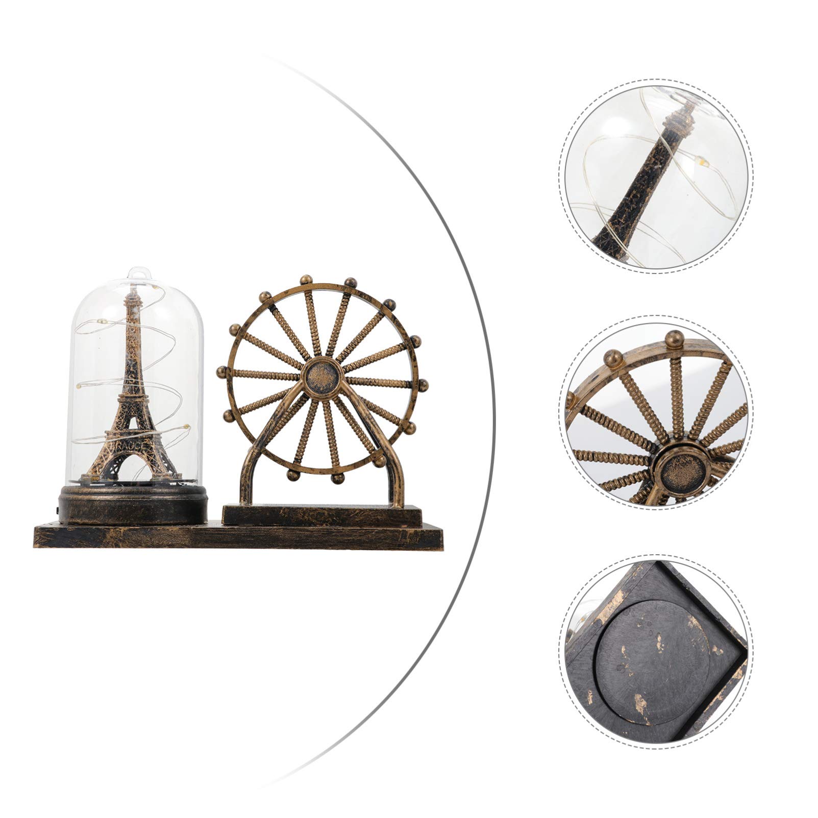 **HEALLILY Ferris Wheel Night Light - Decorative LED Table Lamp for Bedroom, Kids Room, Office Desk | Romantic Mood Lighting & Home Decor Gift Idea**    *(Perfect for creating a cozy ambiance, nursery nightlight, or elegant desk decor in bedrooms, living rooms, and offices.)*