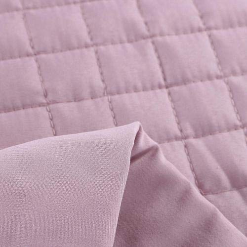 Luxury Checkered Quilted Coverlet Set - Wrinkle-Free Linen Bedding for Full/Queen Size Bed