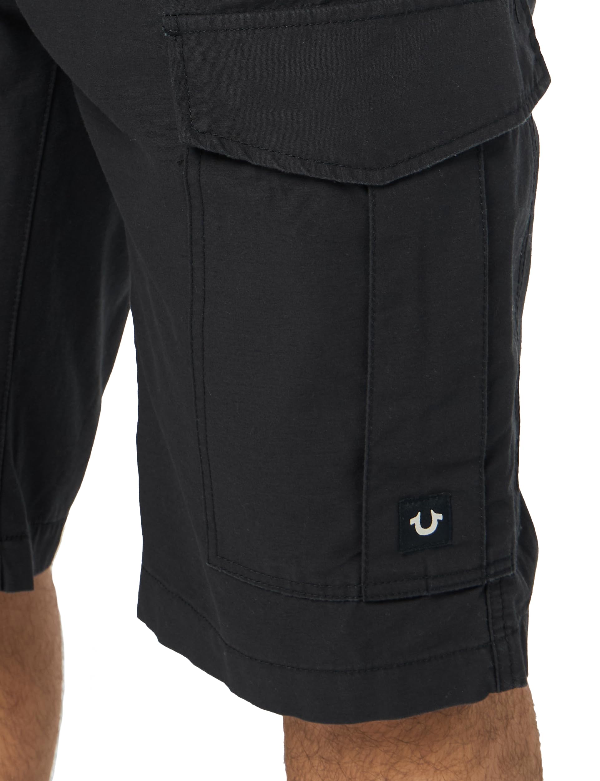 True Religion Men's Sn Classic Cargo Shorts - Comfortable Casual Shorts with Multiple Pockets | Perfect for Summer, Outdoor Activities & Streetwear Fashion