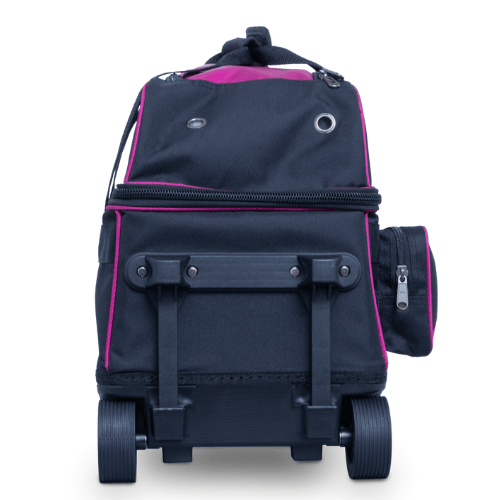 Brunswick Zone Double Roller Raspberry Bowling Bag - Durable & Stylish Bowling Gear for Men & Women - Perfect for League Play, Tournaments & Casual Bowling
