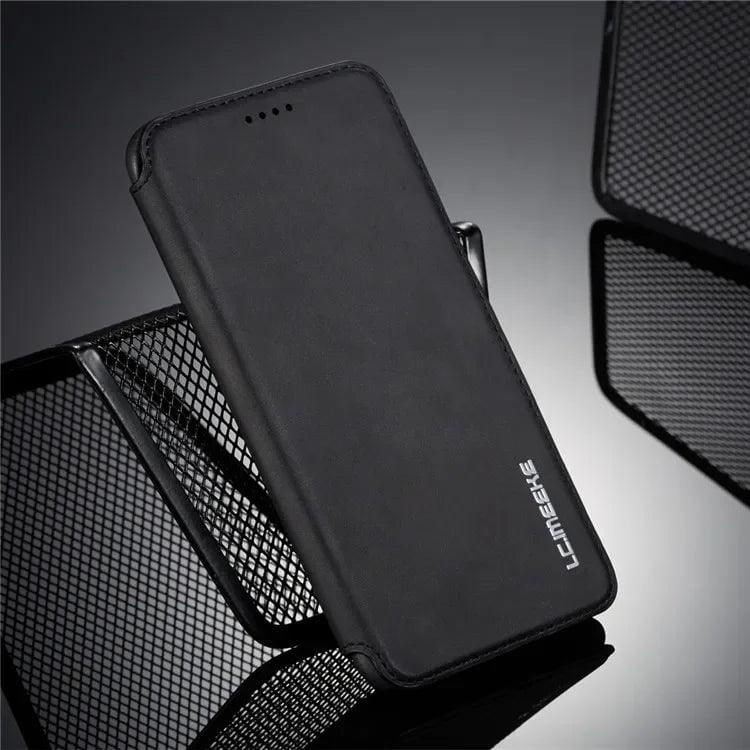 Samsung Galaxy S24 Plus Leather Stand Cover Case - Premium Protection & Kickstand for Hands-Free Viewing - Perfect for Work, Travel, and Entertainment
