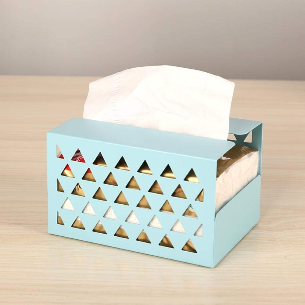 Creative Wrought Iron Hollow Out Tissue Box Holder - Multifunctional Home Decor for Living Room, Dining Room, Office | Stylish Storage Solution for Tissues, Napkins & Paper Towels | Perfect for Home, Office & Restaurant Use