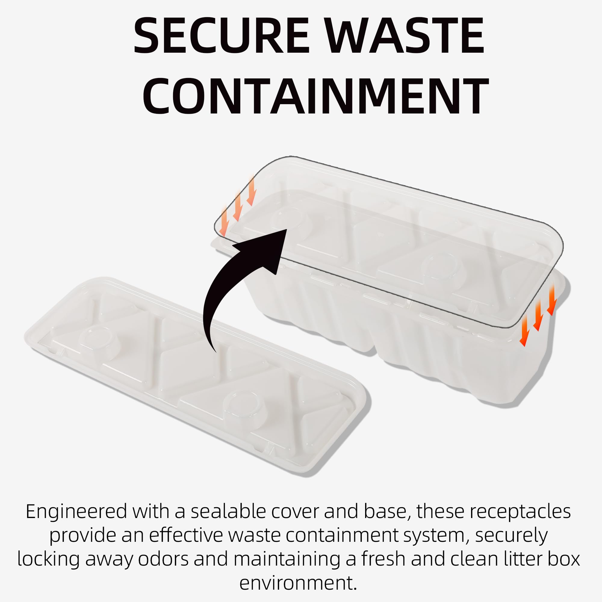 (20 Pack) Littermaid 1st & 2nd Edition Automatic Cat Litter Box Waste Receptacles - Compatible Storage Containers for Easy Waste Disposal | Perfect for Multi-Cat Homes & Hassle-Free Cleaning