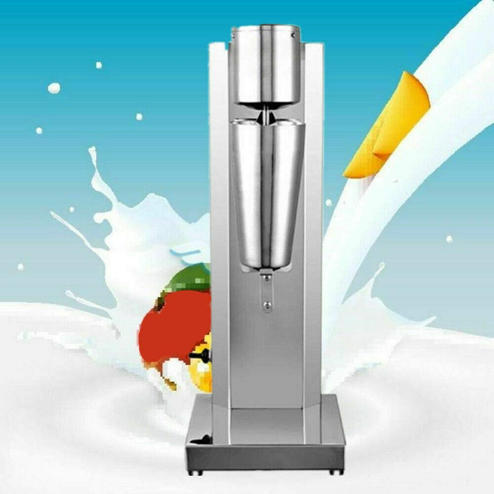 Commercial & Home Electric Milkshake Blender - 650ML Stainless Steel Ice Cream & Smoothie Maker, 110V (Silver) - Perfect for Shops, Cafes & Family Kitchen Use